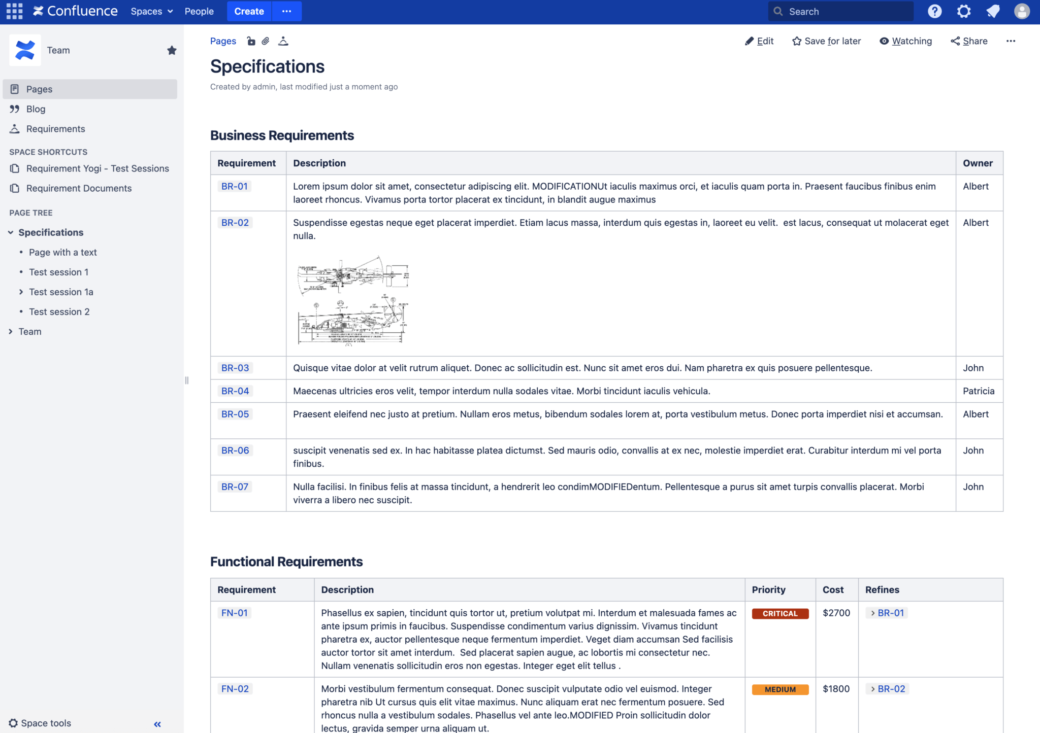 A guide on how to manage requirements in Confluence and Jira